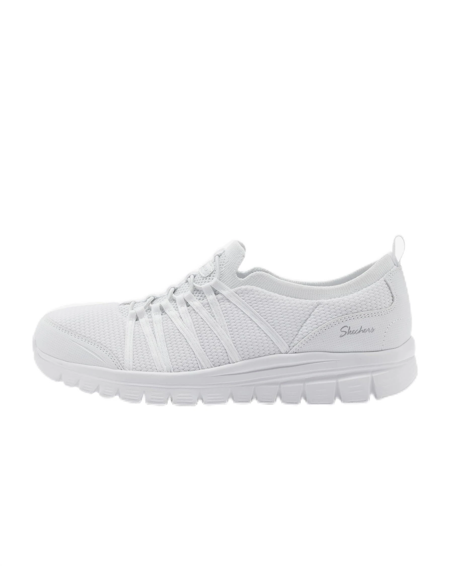 Skechers Women's Graceful-Soft Soul Sneaker, White Opulent Garden, 6.5 UK