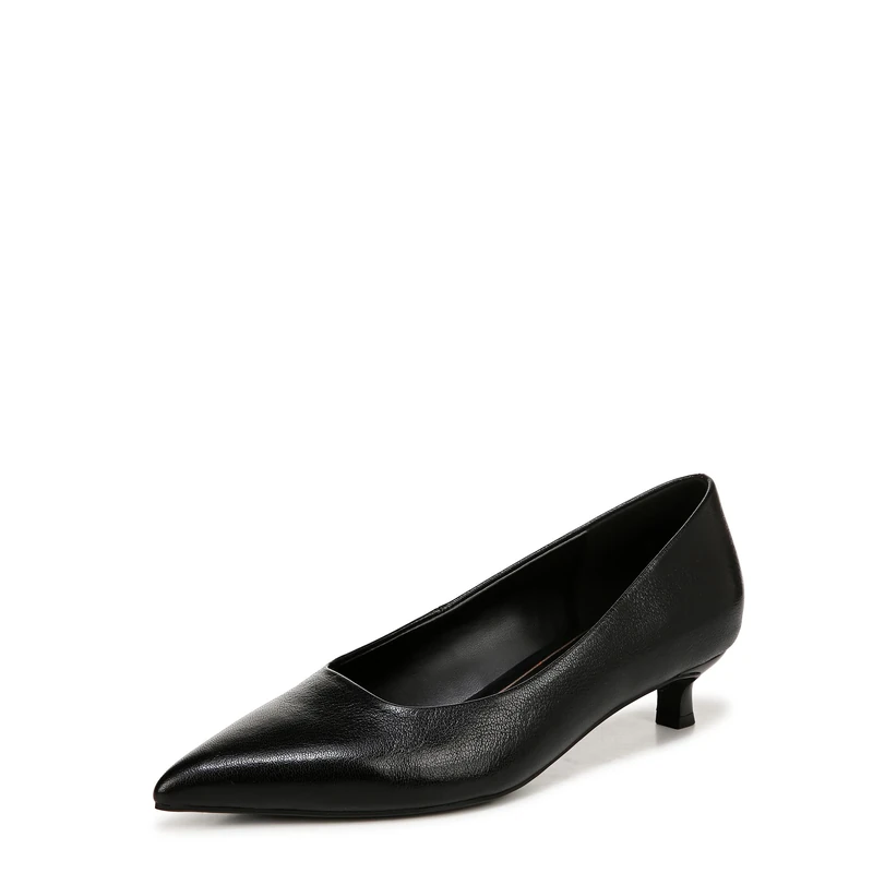 Naturalizer Women's Court Shoes - Natalia Pumps, Black Leather, UK 4, Wide Fit