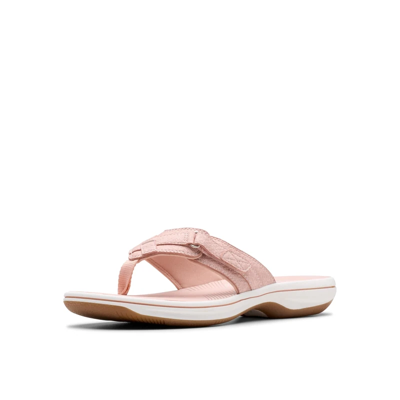 Clarks Women's Breeze Sea Flip-Flop, Blush Interest, 8 UK