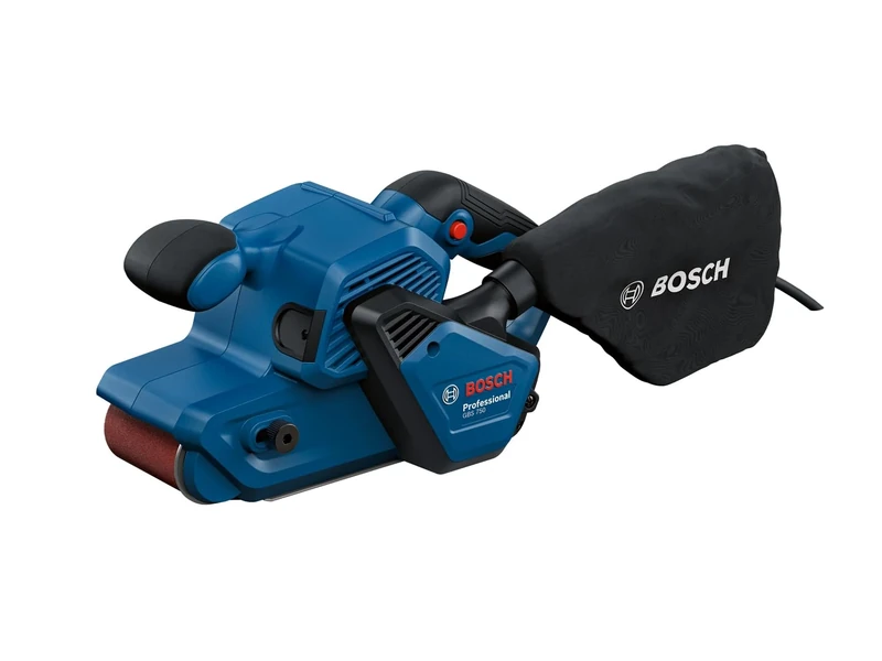Bosch Professional GBS 750 Belt Sander (850 W Motor, with Cloth Sanding Bag, Dust Bag)