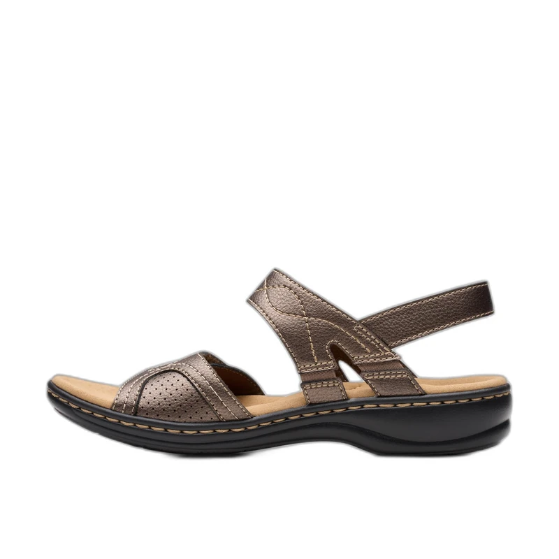 Clarks Women's Casual Sandal, Bronze Metallic, 5.5 UK