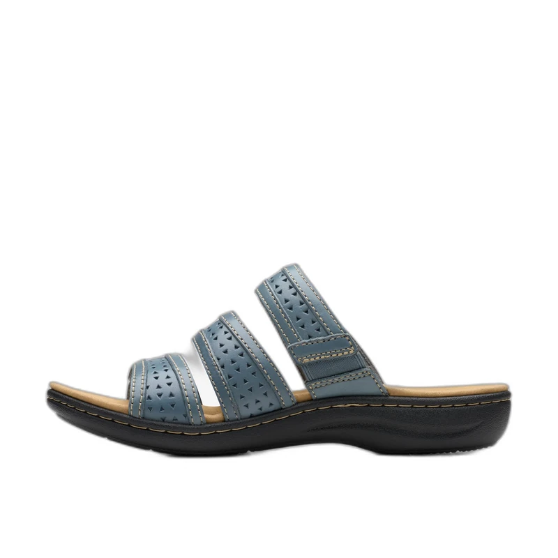 Clarks Women's Casual Sandal, Blue Grey, 5.5 UK