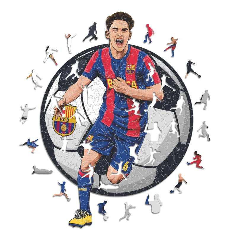 Iconic Puzzles - Barcelona, Gavi, Officially Licensed Wooden Puzzle, 100% Sustainable, Gift for Adults and Children, Size M, 270 Pieces