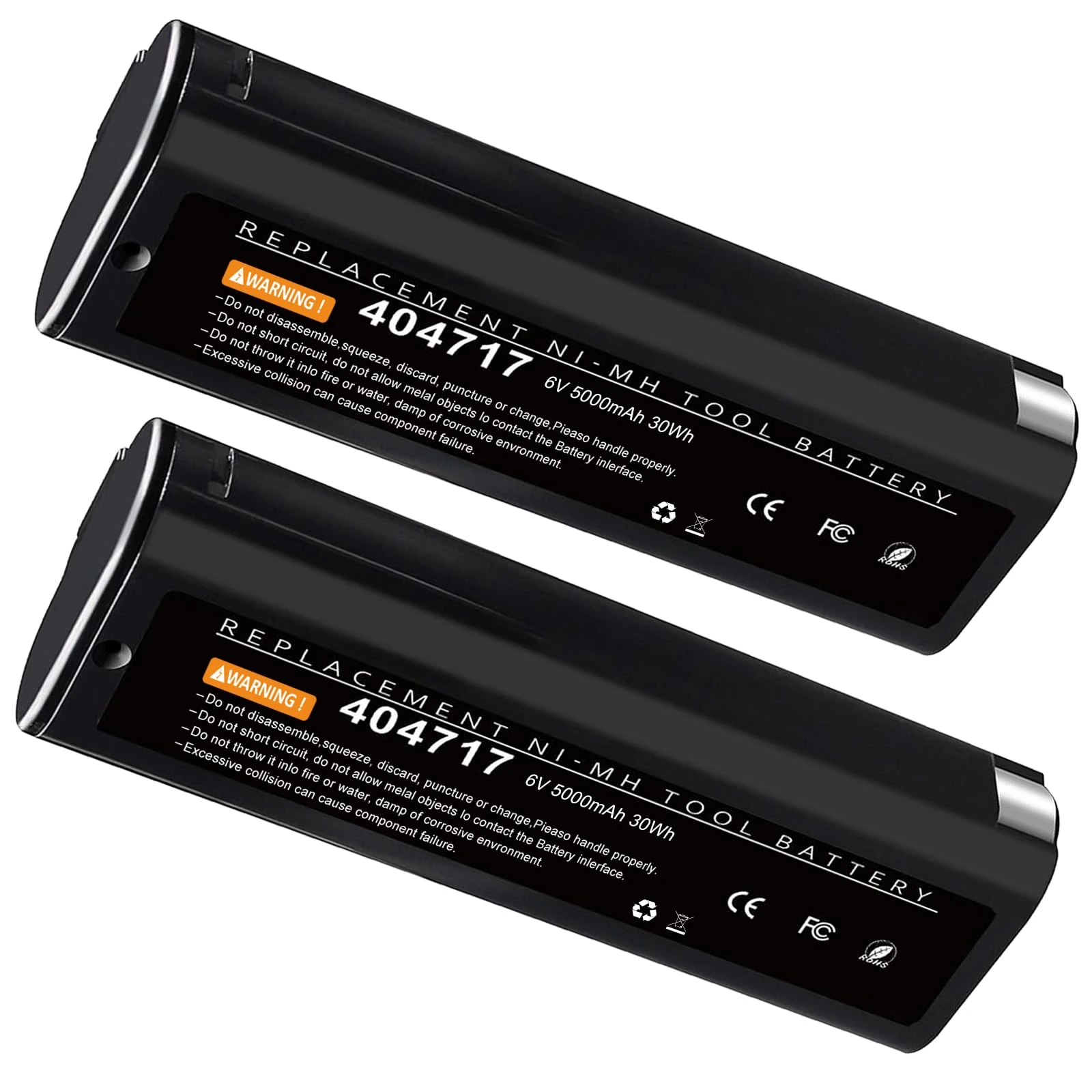 2X 6V 5000mAh NI-MH Replacement Battery for Paslode 404717 404400 900400 900420 900600 901000 902000 IM250 IM350 IM200 IM65 IM50