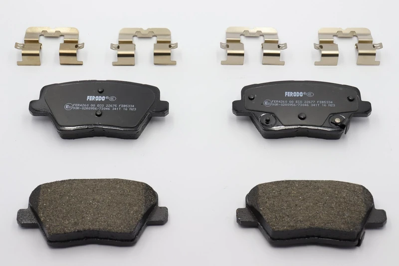 FERODO Brake Pads | FDB5334 | OE-Matching Quality | Eco-Friction Fuse+ Technology | Pack of 4