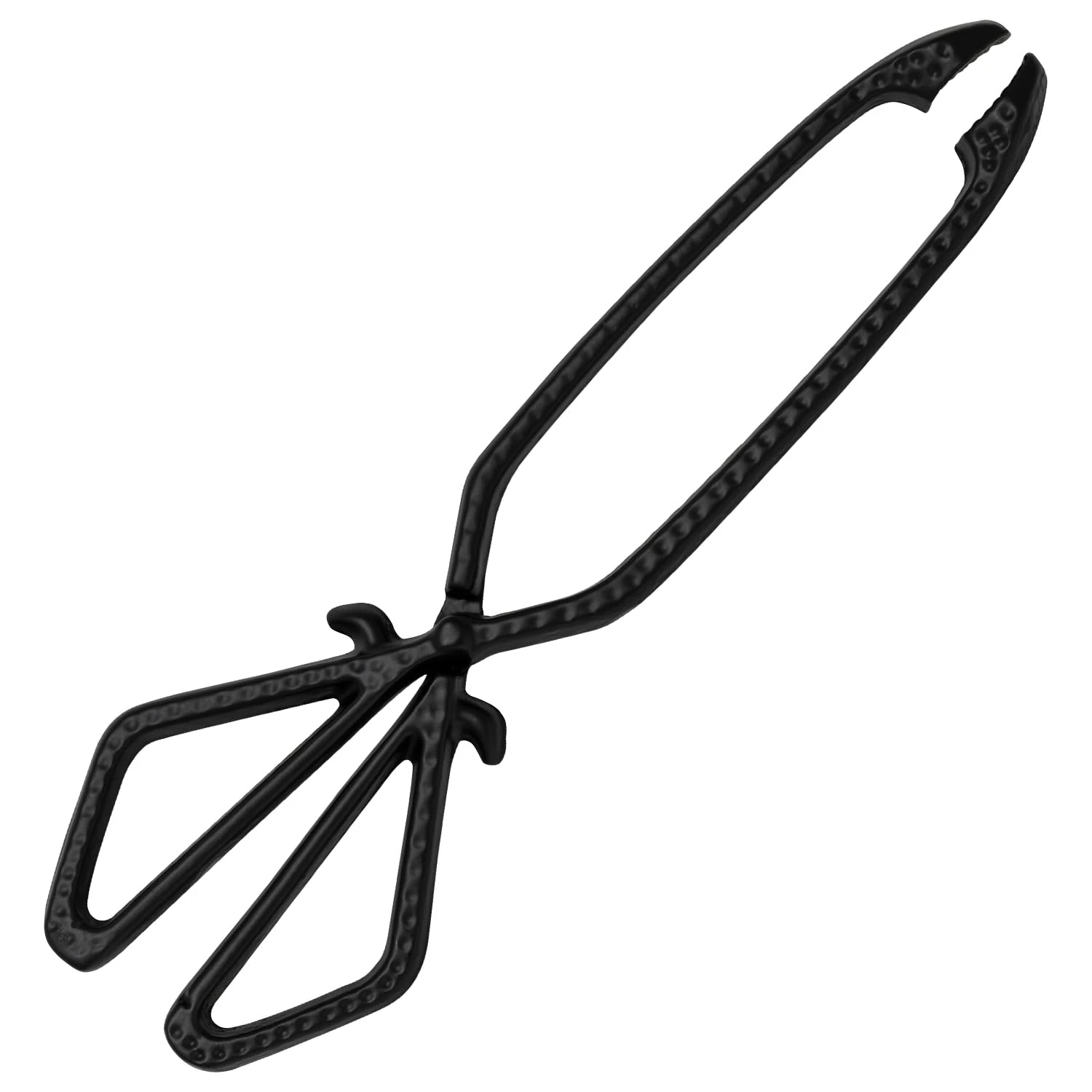 Woodside Heavy Duty Cast Iron Log Coal Tongs, Outdoor Open Fire Poker, Indoor Log Burner Tongs, Chiminea/Firepit/Pizza Oven Accessory Tools