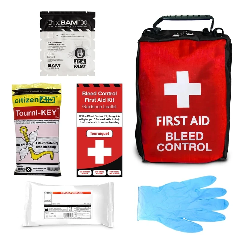 Value Aid Basic Bleed Control Kit with Tourni-Key - Soft Case