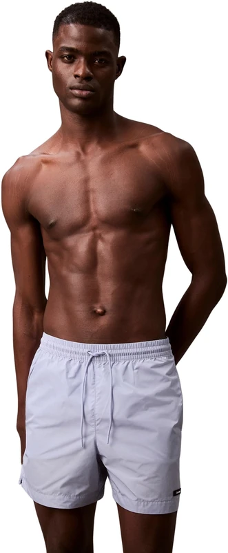 Calvin Klein Men’s Medium Drawstring Swim Shorts, Blue (Dusky Cornflower), 5XL