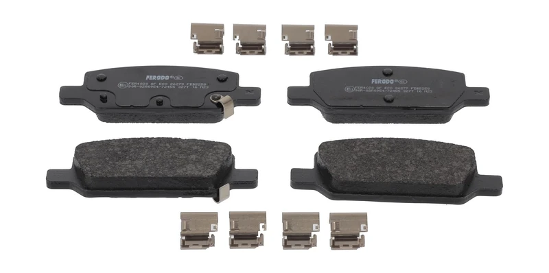 FERODO Brake Pads | FDB5258 | OE-Matching Quality | Eco-Friction Fuse+ Technology | Pack of 4