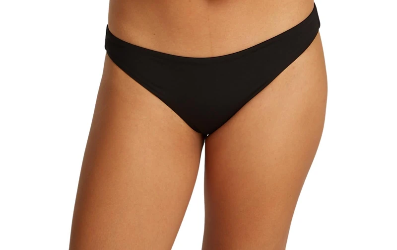 Calvin Klein Women’s Mid Rise Bikini Bottoms, Black (Pvh Black), S