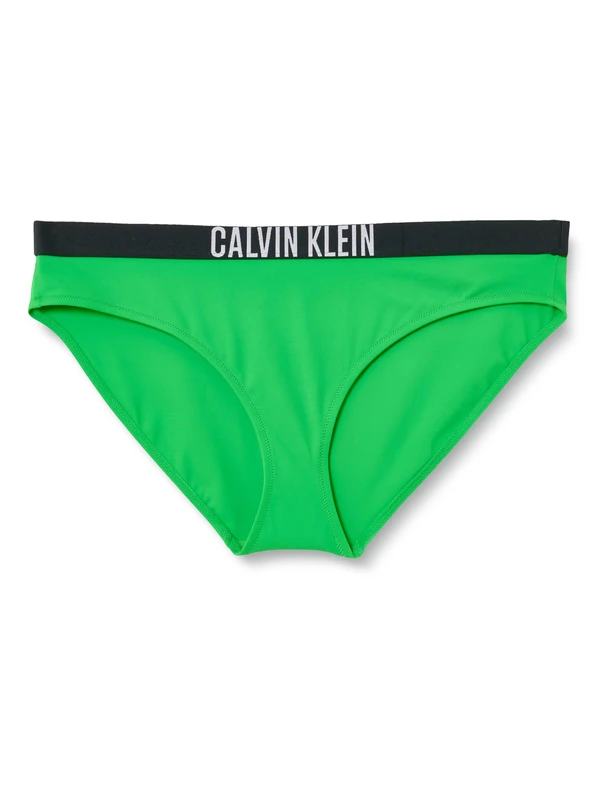 Calvin Klein Women Bikini Swim Brief, Green (Blossom Green), S