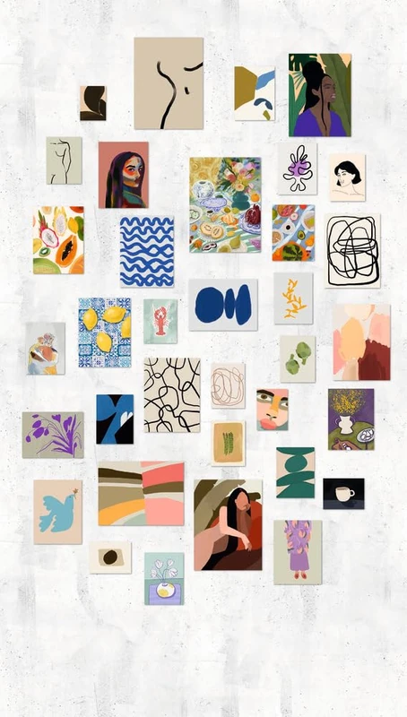 Livingwalls Photo Wallpaper Modern in Colourful White - High-Quality Non-Woven Wallpaper 398201 with Motif on 1.59 m x 2.80 m - Made in Germany