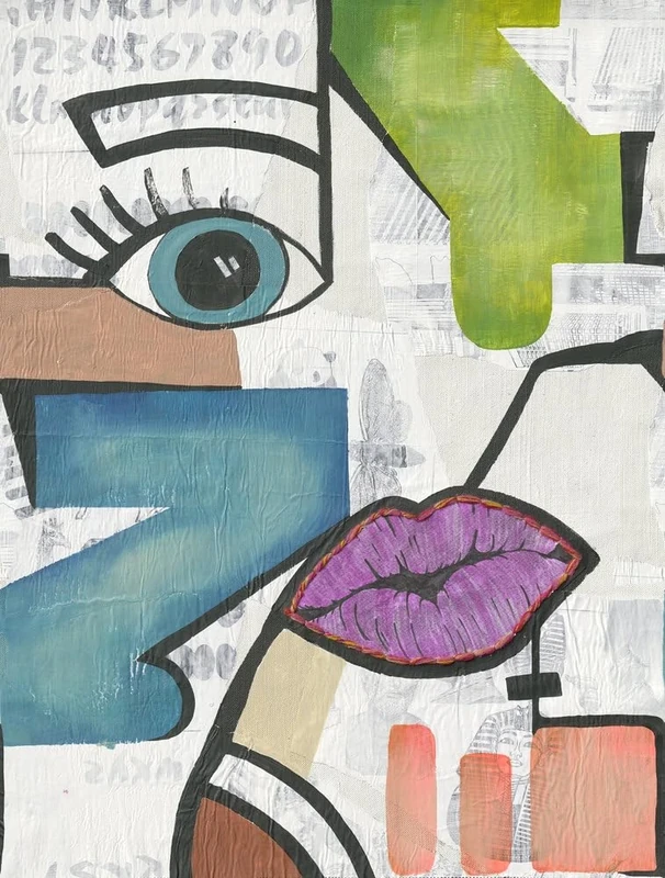 Livingwalls Photo Wallpaper 398881 3D Effect in Colourful, Blue, Purple - High-Quality Non-Woven Wallpaper with Motif on 3.71 m x 2.80 m - Made in Germany