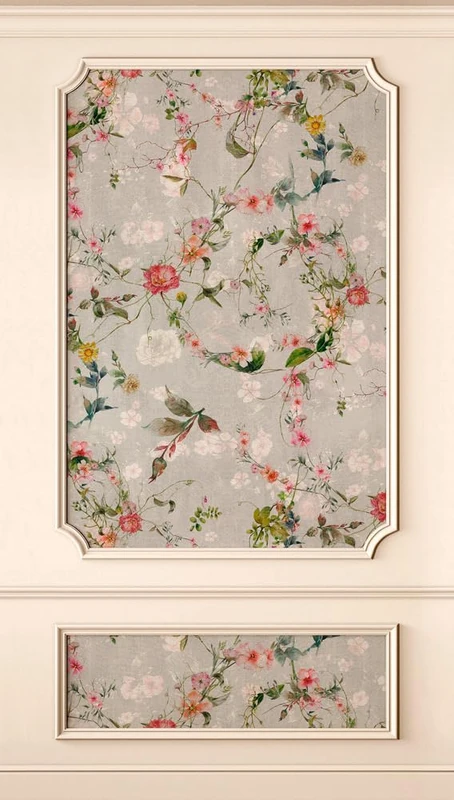 Livingwalls Photo Wallpaper Stucco Wall in Beige, Grey, Colourful -Non-Woven Wallpaper 398471 with Motif on 3.71 m x 2.80 m - Made in Germany