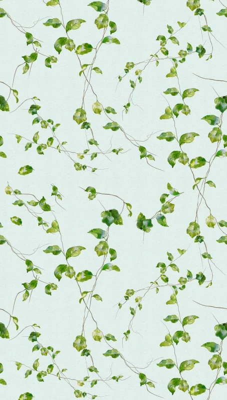 Livingwalls Photo Wallpaper Flowers in Green, Blue, Brown – High-Quality Non-Woven Wallpaper 398801 with Motif on 3.71 m x 2.80 m – Made in Germany