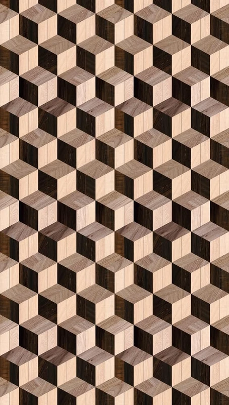 Livingwalls Photo Wallpaper 398331 3D Effect in Brown, Beige - High-Quality Non-Woven Wallpaper with Motif on 1.59 m x 2.80 m - Made in Germany - Image 1