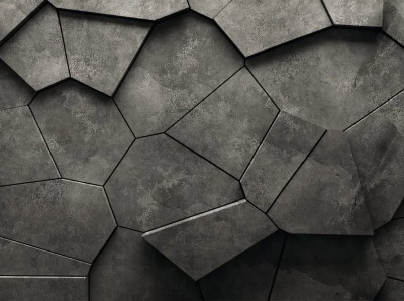 Livingwalls Photo Wallpaper Stone Look in Black, Anthracite, Grey – High-Quality Non-Woven Wallpaper 399241 with Motif on 1.59 m x 2.80 m – Made in Germany