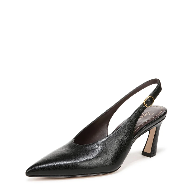 Naturalizer Women's Elaine Dress Heels, Black Leather, Medium Fit, UK 4