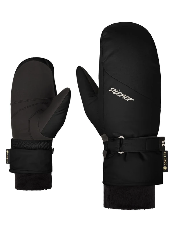 Ziener Women's KLAIRO Ski Mittens/Winter Sports Gore-Tex Very Warm Black 7.5