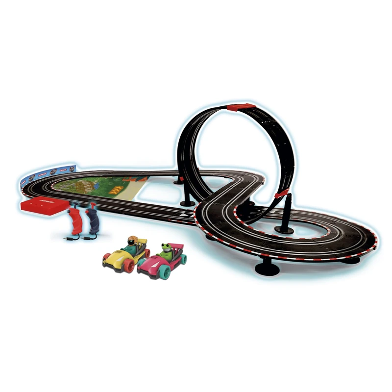 Ninco - Veloku Racers Churun Meru slot track 1/43 | 500cm circuit, two light-up vehicles, jungle setting, hours of fun | For ages 3 and up (91022) - Image 1