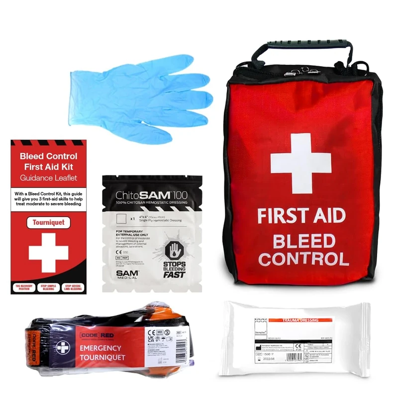 Value Aid Basic Bleed Control Kit with Tourniquet - Soft Case