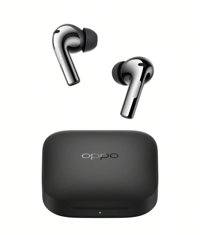 OPPO Enco X3i True Wireless Earphones, 44 Hours Autonomy, Dual Driver 10.4 mm and 6 mm, Bluetooth 5.3, Touch Controls, Noise Cancellation IA, Android and iOS, IP55, Grey