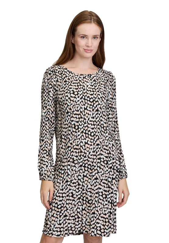 Cartoon Women's 1802/7121 Dress, Cream/Black, 8