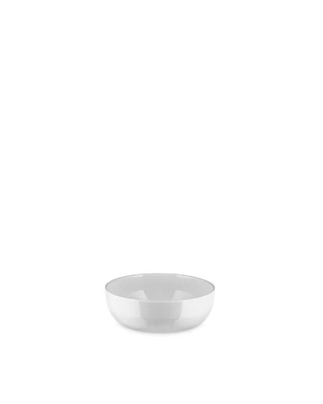 Alessi Itsumo NF07/54 - Designer Small Bowl, Everyday Use, Minimalist Aesthetic, in White Porcelain, Diameter 14 cm