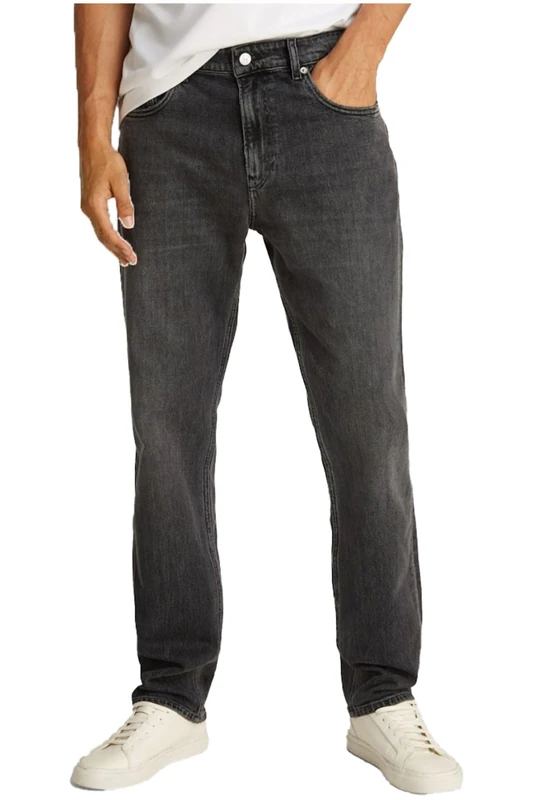 Calvin Klein CK Jeans Men's Slim Straight J30J327164, Denim (Denim Black), 36W / 34L