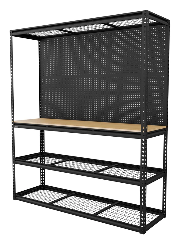 Sealey Heavy-Duty Modular Workbench with Racking & Pegboard - 300kg Capacity Per Level - APMWB1