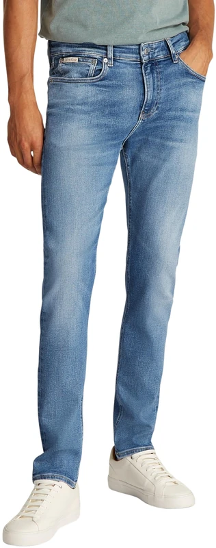 Calvin Klein Men’s Skinny Jeans with Stretch, Blue (Denim Light), 34W/38L