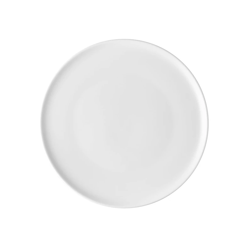 Alessi Itsumo NF07/5 - Designer Dessert Plate, Everyday Use, Minimalist Aesthetic, in White Porcelain, Diameter 21 cm