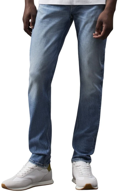 Calvin Klein Men’s Slim Tapered Fit Jeans, Blue (Denim Medium), 34W/34L