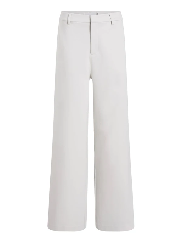 Calvin Klein Women’s Milano Wide Leg Trousers, White (Chalk), XL