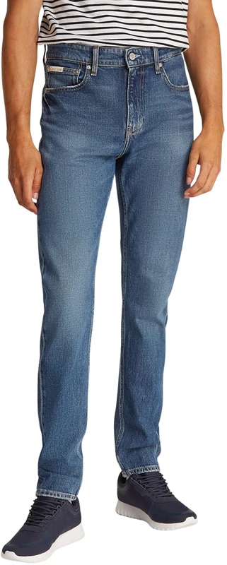 Calvin Klein Men’s Taper Slim Fit Jeans, Blue (Denim Medium), 30W/33L