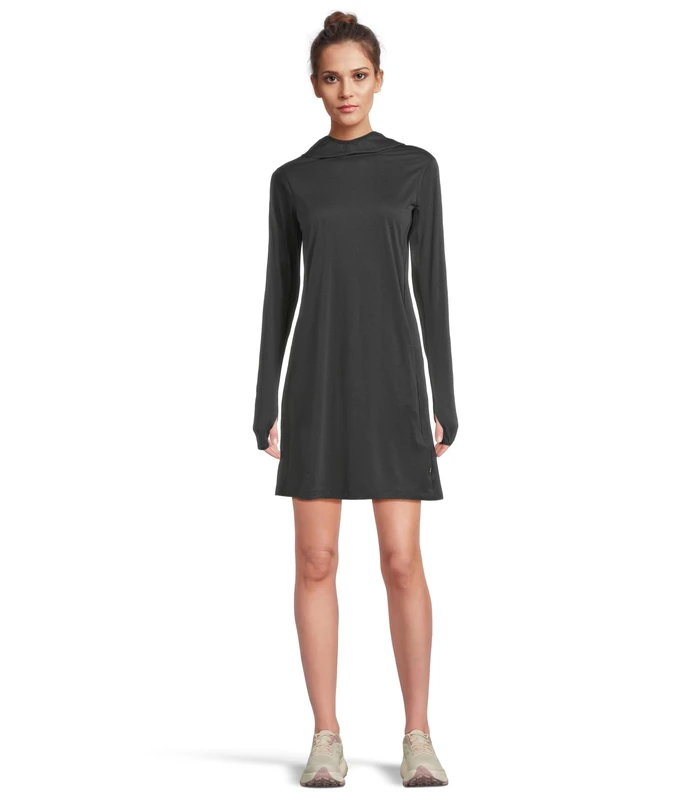 FJALLRAVEN 14300012-550 Abisko Sun-hoodie Dress W Sweatshirt Women's Black Size XL