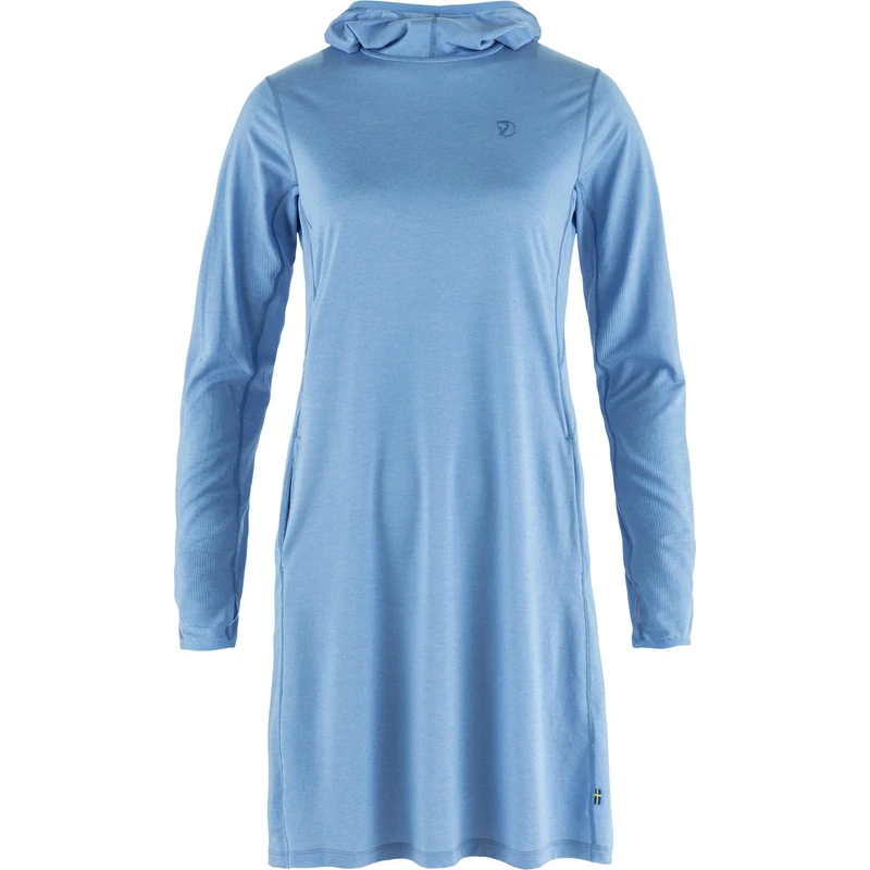 FJALLRAVEN 14300012-537 Abisko Sun-hoodie Dress W Sweatshirt Women's Ultramarine Size M