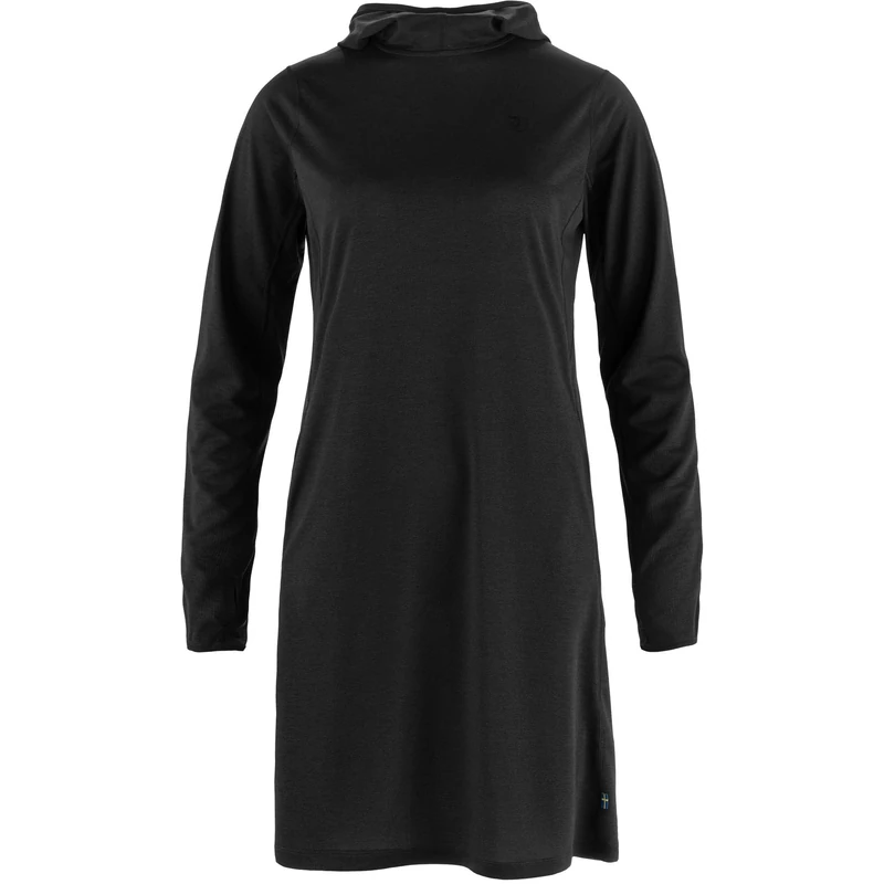 FJALLRAVEN 14300012-550 Abisko Sun-hoodie Dress W Sweatshirt Women's Black Size M