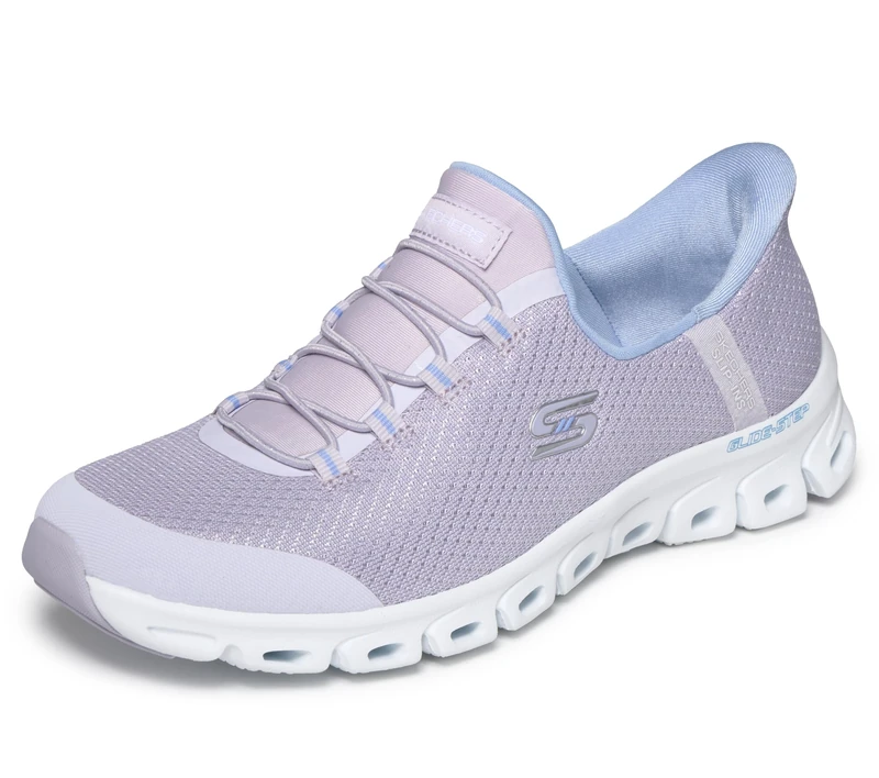 Skechers Women's Glide-Step-Pursuit Hands Free Slip-ins Sneaker, Lav, 6.5 UK