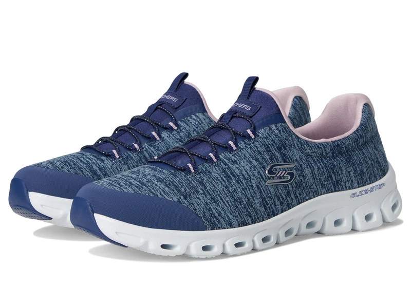 Skechers Women's Glide-Step-Persistence Sneaker, nvpr, 7 UK