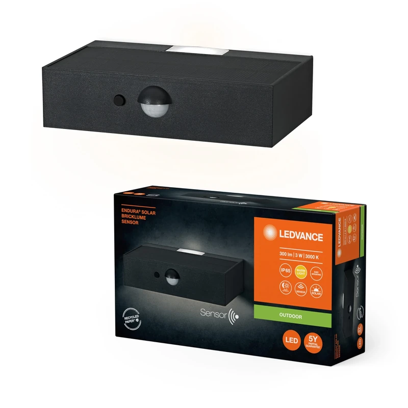 LEDVANCE 219979 Endura Solar BRICKLUME SEN DG Power Type, Multicolor