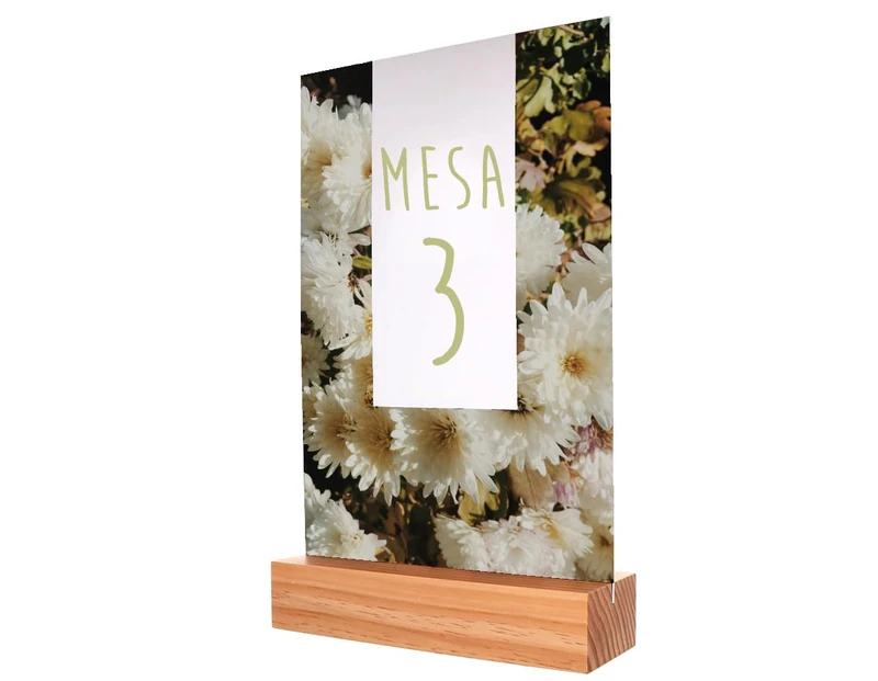 INNSPIRO Pine wood display base 250x80x45mm. with regatta 25x3.5mm.