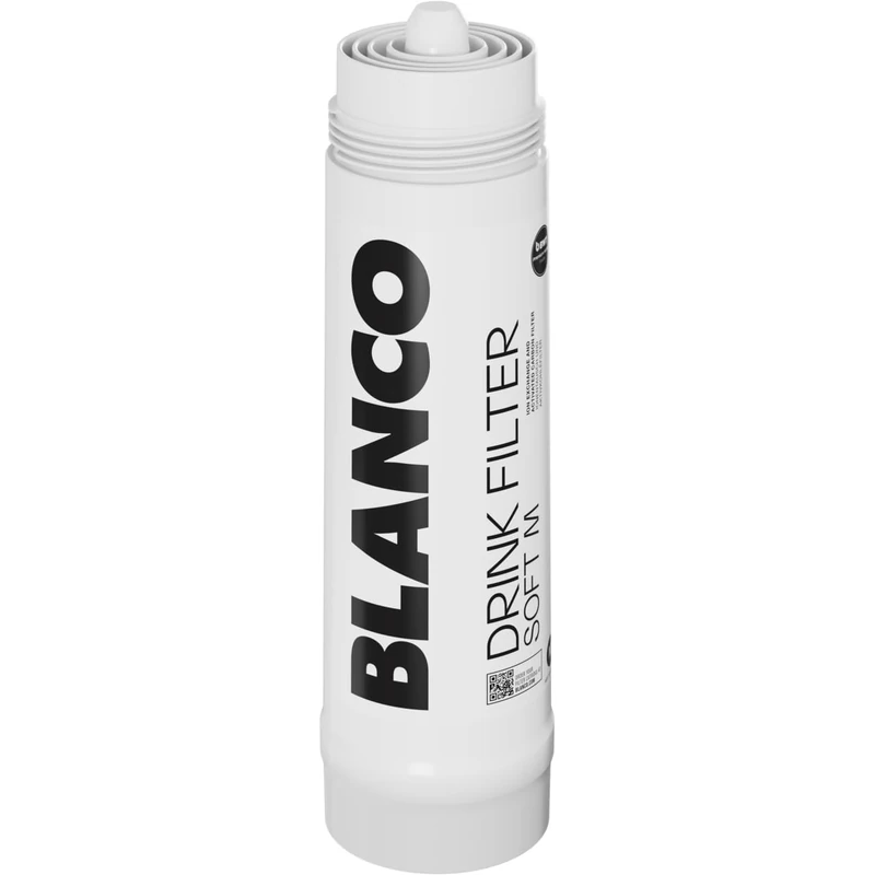 Blanco Drink Filter Soft M | Less Limescale More Taste | Suitable for: Drink.soda & Choice.All | Anti-limescale Filter Cartridge | Optimises Drinking Water | Filter Capacity: 1,000 litres at 12 °dTH