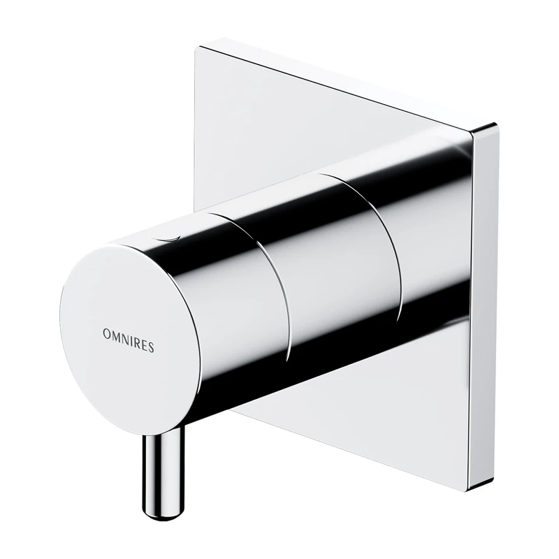 Omnires Y1263/KCR Y 3-Way recessed Switch, Chrome