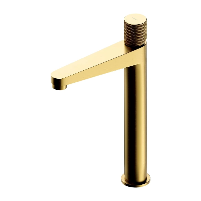 Omnires CT8012GLB Contour Tall Sink Faucet, Brushed Gold