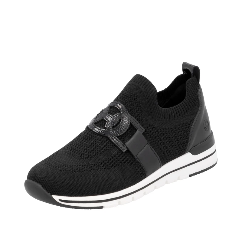 Remonte Women's R6713 Loafer, Black, 3.5 UK