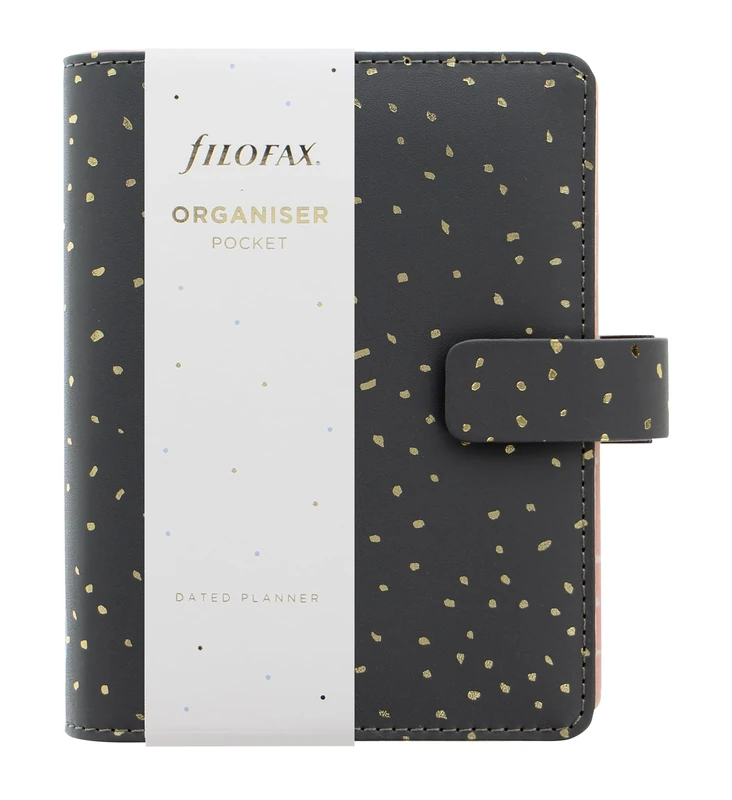 Filofax Pocket Confetti organiser - charcoal
