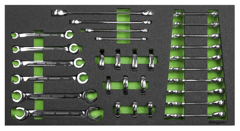Sealey Siegen 30pc Specialised Spanner Set with Tool Tray - S01274