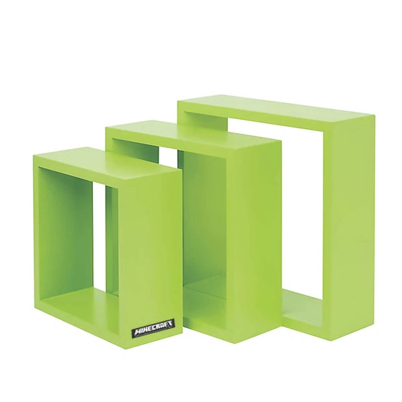 phoenix group AG Set of 3 Green Wooden Shelves