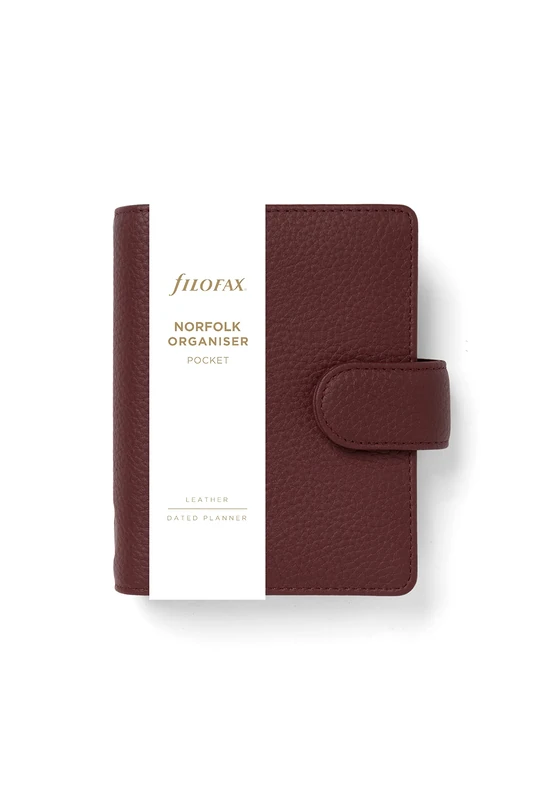 Filofax Pocket Norfolk Organiser - currant